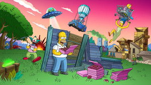 Fortnite x The Simpsons kép