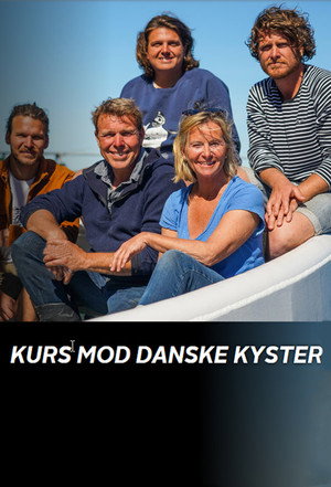 Kurs mod danske kyster poszter