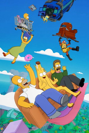 Fortnite x The Simpsons poszter