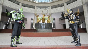 仮面ライダージュウガＶＳ仮面ライダーオルテカ kép