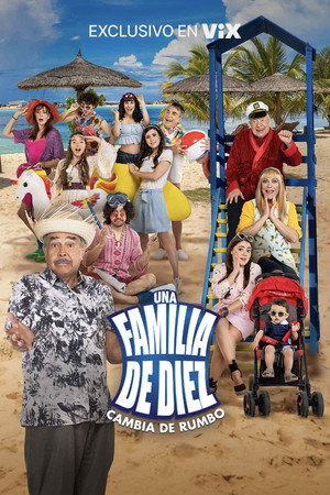 Una familia de diez poszter