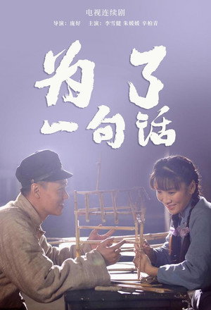 为了一句话 poszter