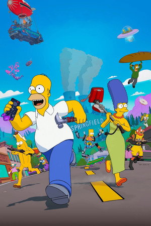 Fortnite x The Simpsons poszter
