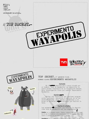 Experimento Wayápolis 1. évad (2009-07-11) poszter