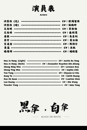 黑傘，白傘 poszter
