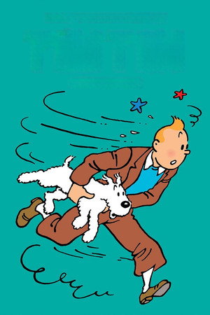 Tintin kalandjai poszter