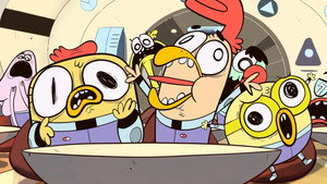 Pollos espaciales del espacio kép
