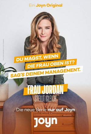 Frau Jordan stellt gleich poszter