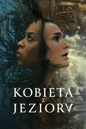 Nő a tóban poszter