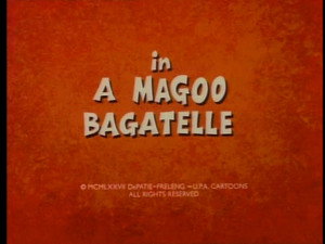 What's New, Mr. Magoo? 1. évad Ep.11 11. epizód
