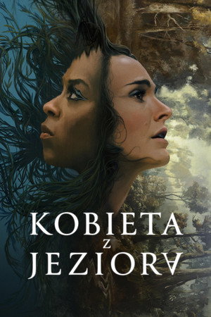 Nő a tóban poszter