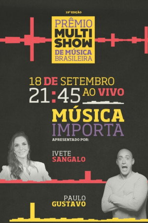 Prêmio Multishow 19. évad (2012-09-18) poszter