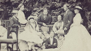 Queen Victoria and Her Nine Children kép