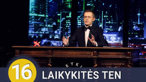 Laikykitės ten - Intelektualios satyros vakaro šou 1. évad Ep.16 16. epizód