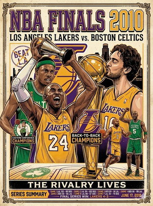The 2010 NBA Finals poszter