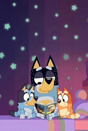 Bluey Book Reads poszter