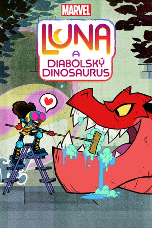 Holdlány és Ördögi Dinoszaurusz poszter