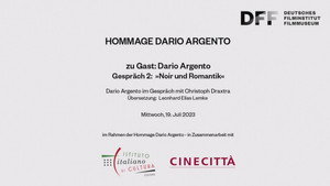 Dario Argento in conversation at the DFF 1. évad Ep.2 2. epizód