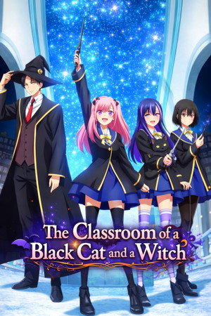 黒猫と魔女の教室 poszter