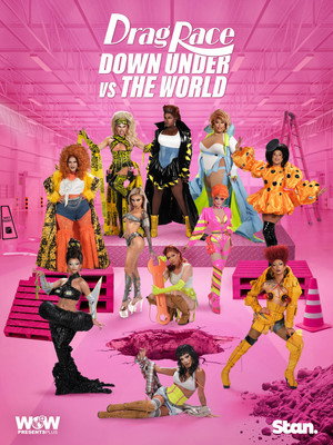 Drag Race Down Under vs The World poszter