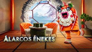 Álarcos énekes kép