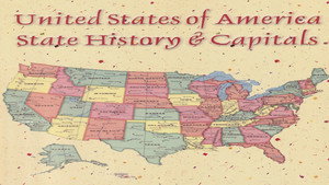 United States of America State History & Capitals kép