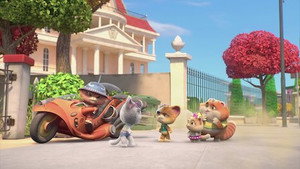 44 csacska macska 1. évad Ep.10 Lampo és a flúgos futam