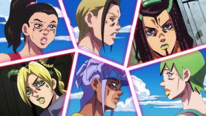 JoJo bizarr kalandja STONE OCEAN Ep.7 There’s Six of Us!