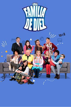 Una familia de diez poszter
