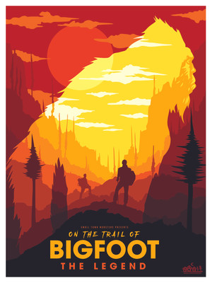 On the Trail of... Bigfoot poszter