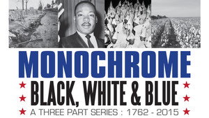 Monochrome: Black, White & Blue kép