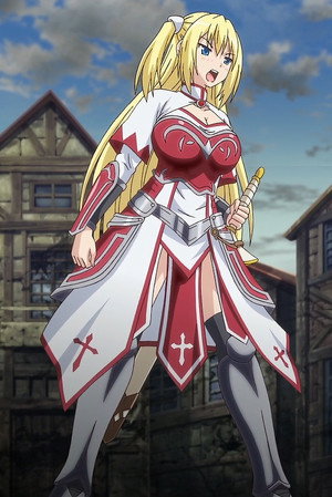堕ちモノRPG 聖騎士ルヴィリアス poszter