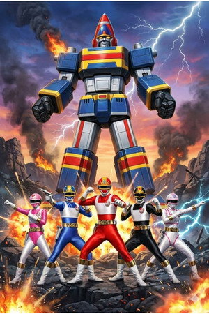 電撃戦隊チェンジマン poszter