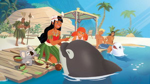 Zoom, a fehér delfin kép