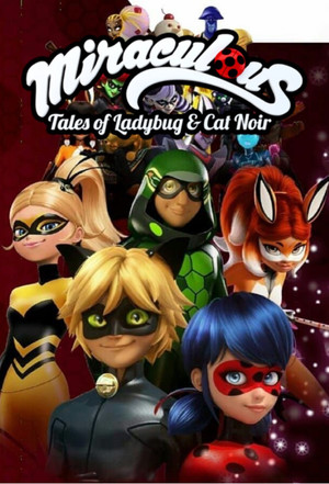 Miraculous Katicabogár és Fekete Macska kalandjai poszter