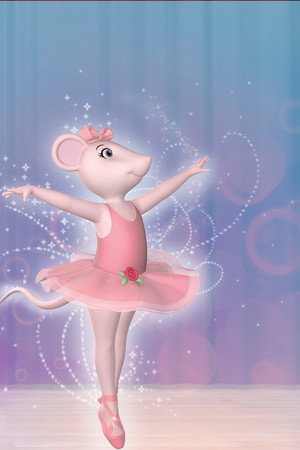 Angelina balerina 3D poszter