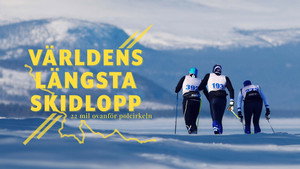 Världens längsta skidlopp - 22 mil ovanför Polcirkeln kép