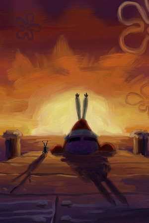 SpongyaBob Kockanadrág poszter