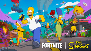 Fortnite x The Simpsons kép