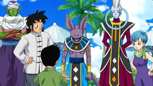 Dragon Ball: Szuper 1. évad Ep.6 Ne bosszantsd fel a Pusztítás Istenét! Az idegölő parti!