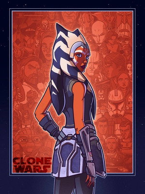 Star Wars: A klónok háborúja poszter