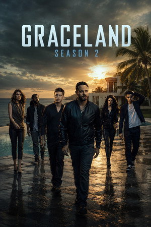 Graceland - Ügynökjátszma 2. évad (2014-06-11) poszter