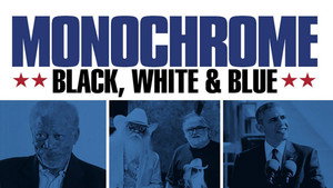 Monochrome: Black, White & Blue kép