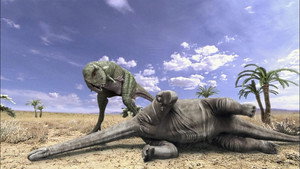La relève du dinosaure kép