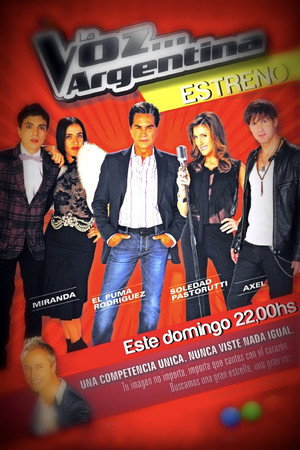 La Voz Argentina 1. évad (2012-07-01) poszter