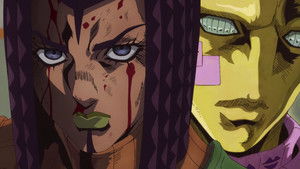 JoJo bizarr kalandja STONE OCEAN Ep.6 Ermes’s Stickers