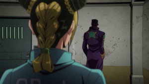 JoJo bizarr kalandja STONE OCEAN Ep.3 The Visitor (1)