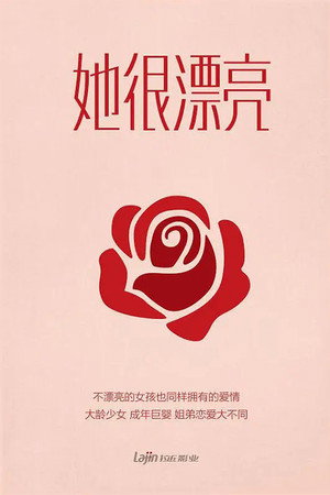 她很漂亮 poszter