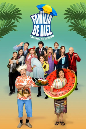 Una familia de diez poszter