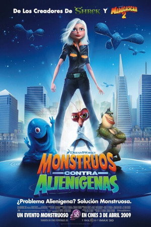 Monsters vs. Aliens poszter